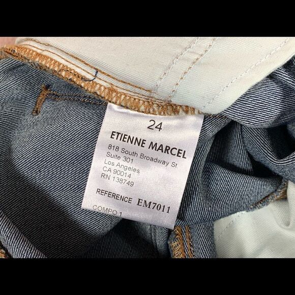 NWOT ✨ Etienne Marcel Low Rise Skinny Jeans 24 - Picture 8 of 9